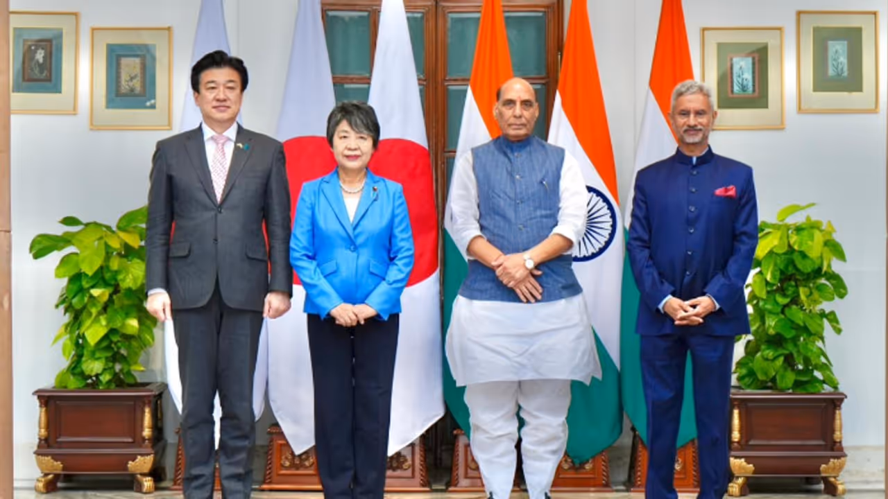 2+2 Ministerial Dialogue: India, Japan to explore ties for maintenance of Japanese warships at Indian docks 
