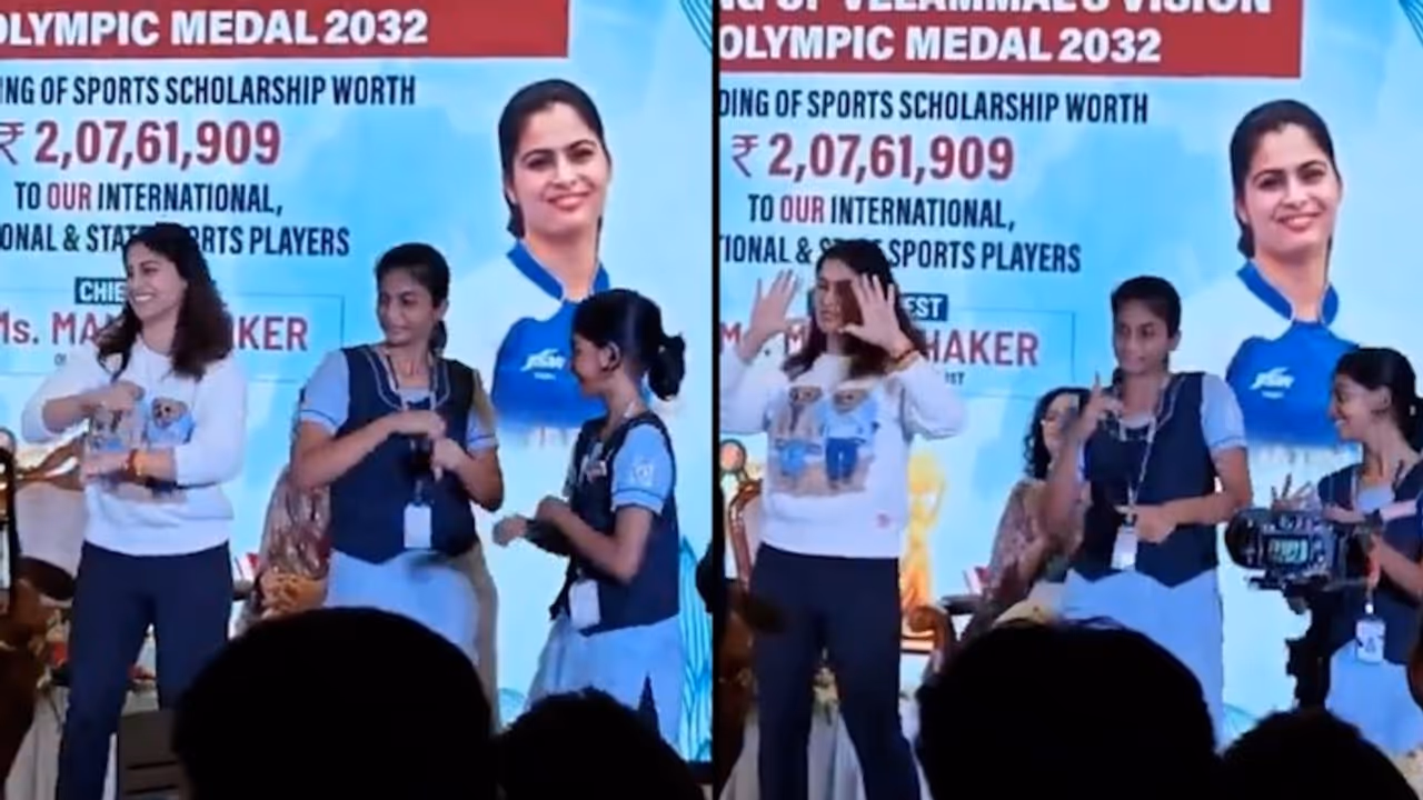 India's Olympic star Manu Bhaker dances to the tune of 'Kala Chasma' (WATCH)