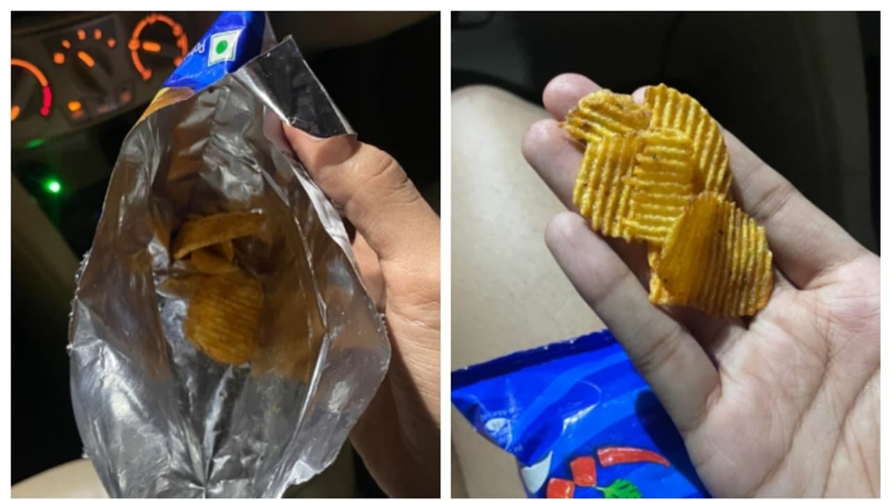 ലേയ്സ് പാക്കറ്റില്‍ വായു മാത്രം; 10 രൂപയുടെ ലേയ്സ് പാക്കറ്റില്‍ കിട്ടിയത് വെറും 4 ചിപ്സെന്ന കുറിപ്പ് വൈറല്‍ 