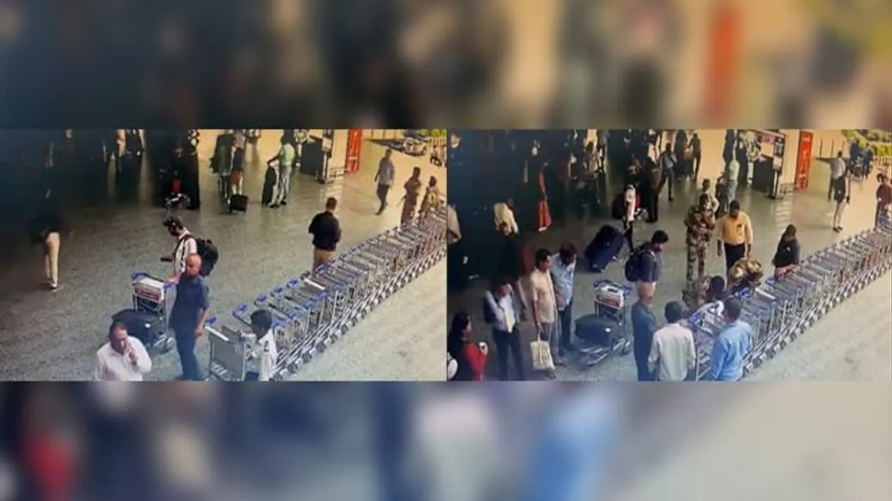 CISF personnel saves passenger's life after sudden collapse at Delhi Airport; WATCH CCTV footage CISF personnel saves passenger's life after sudden collapse at Delhi Airport; WATCH CCTV footage