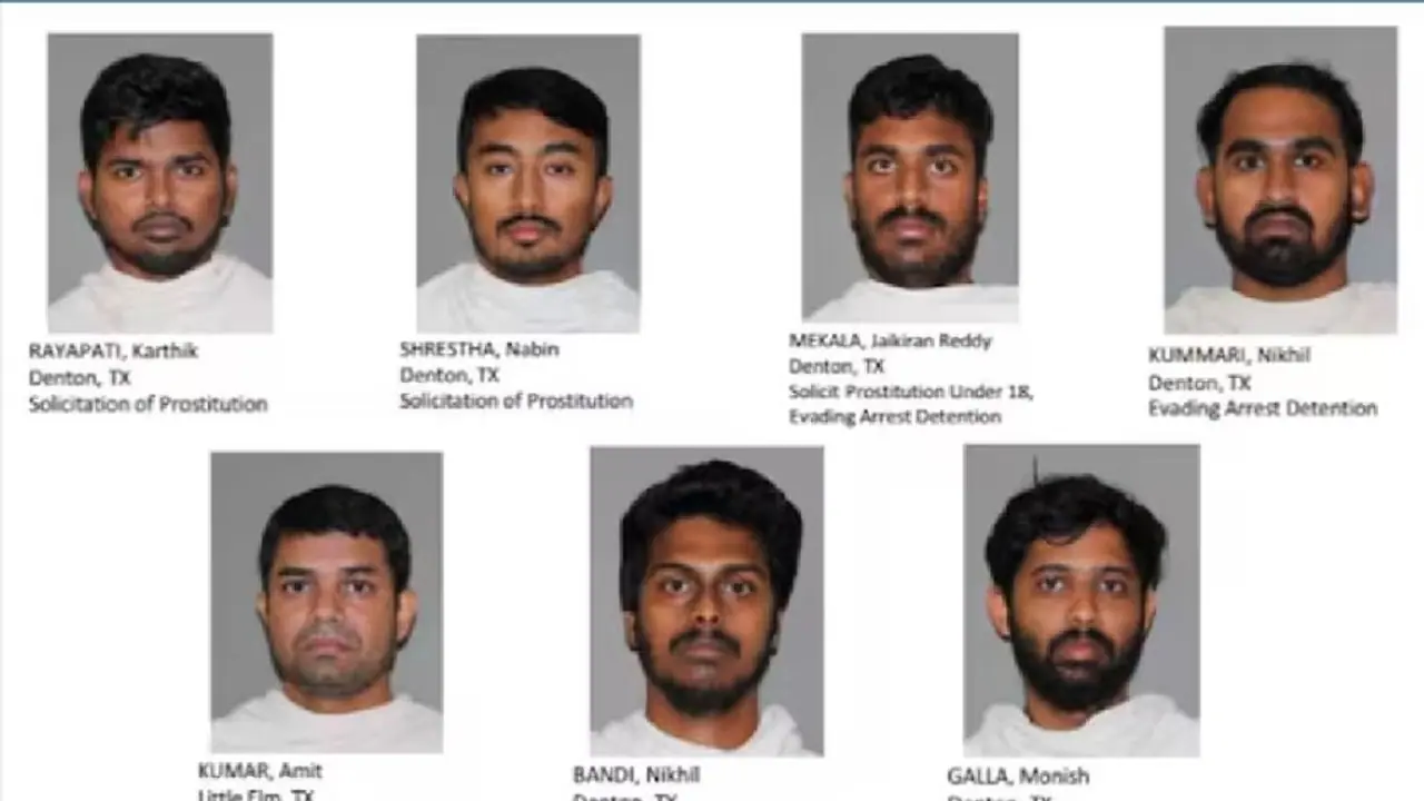 ಅಮೆರಿಕಾದಲ್ಲಿ ವೇಶ್ಯಾವಾಟಿಕೆ ದಂಧೆ: ಭಾರತೀಯ ಮೂಲದ 7 ಯುವಕರ ಬಂಧನ ಅಮೆರಿಕಾದಲ್ಲಿ ವೇಶ್ಯಾವಾಟಿಕೆ ದಂಧೆ: ಭಾರತೀಯ ಮೂಲದ 7 ಯುವಕರ ಬಂಧನ