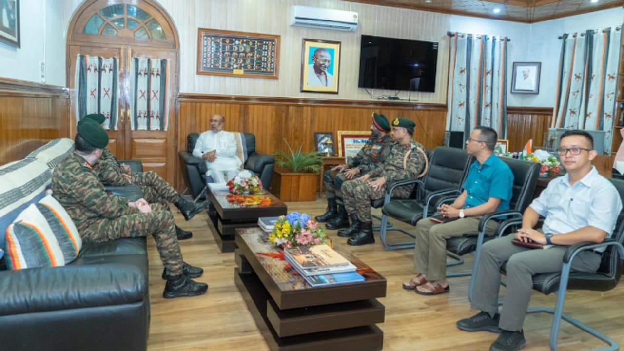 Army chief Gen Upendra Dwivedi reviews security measures in strife torn Manipur 