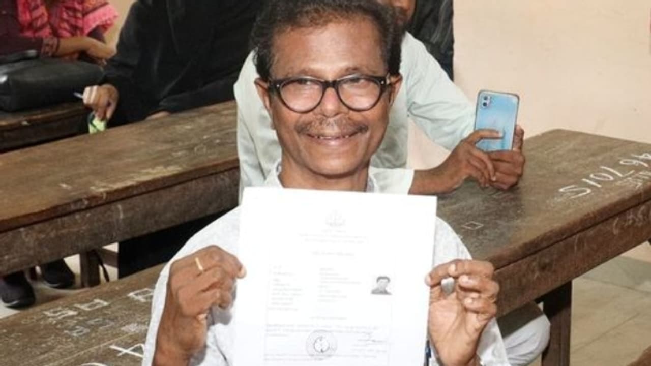 Malayalam veteran actor Indrans writes Class 7 equivalency exam; Kerala Education Minister congratulates 