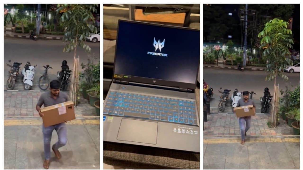 ಬುಕ್‌ ಮಾಡಿದ ಕೇವಲ 13 ನಿಮಿಷದಲ್ಲಿ ಲಕ್ಷ ಬೆಲೆ ಬಾಳುವ ಲ್ಯಾಪ್‌ಟಾಪ್ ಡೆಲಿವರಿ ಪಡೆದ ಬೆಂಗಳೂರು ಟೆಕ್ಕಿ!