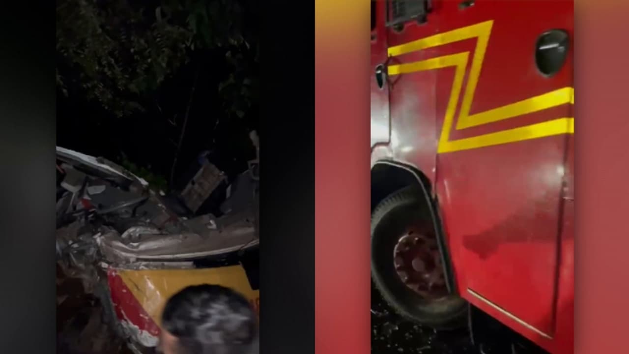 ആംബുലന്സും ഫയര്എഞ്ചിനും കൂട്ടിയിടിച്ചു; ആംബുലന്സ് ഡ്രൈവര്ക്ക് ദാരുണാന്ത്യം ആംബുലന്സും ഫയര്എഞ്ചിനും കൂട്ടിയിടിച്ചു; ആംബുലന്സ് ഡ്രൈവര്ക്ക് ദാരുണാന്ത്യം