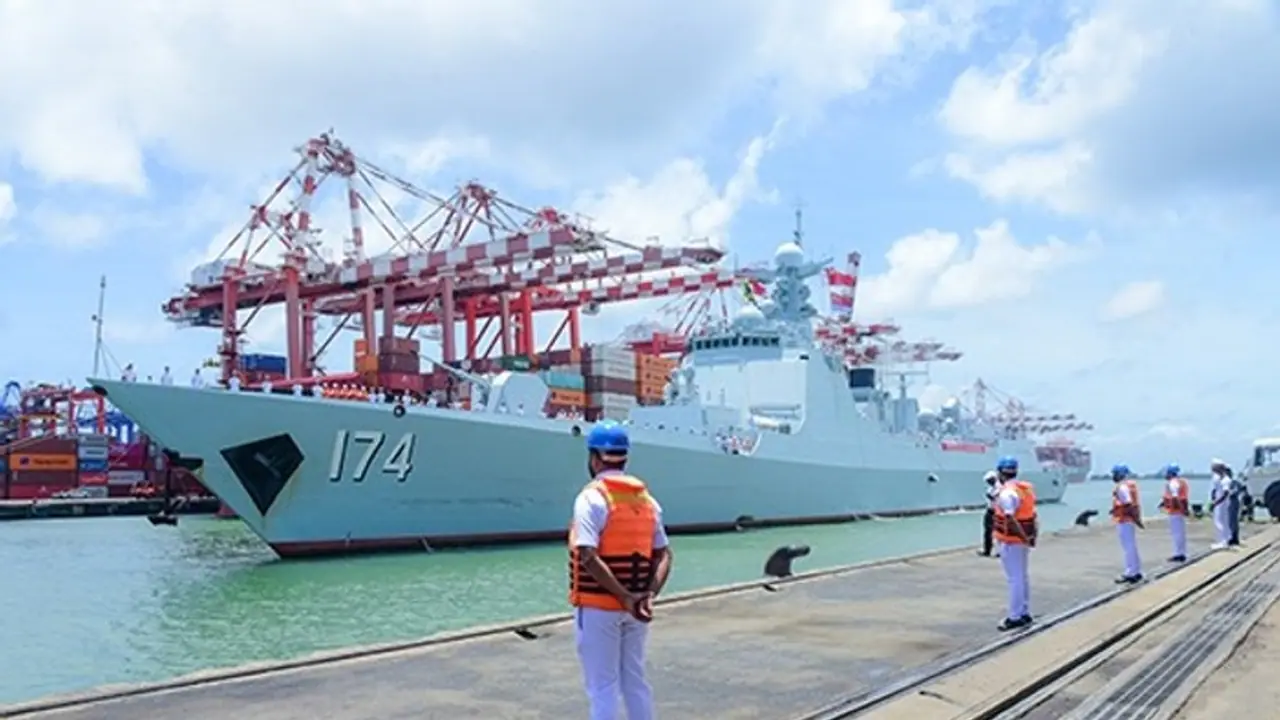 Indian Navy's INS Mumbai and 3 Chinese warships dock in Colombo simultaneously amid rising strategic rivalry