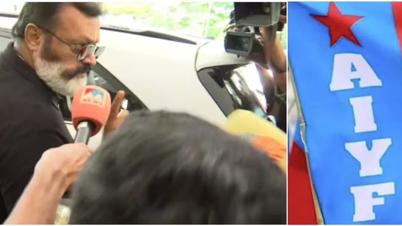 സുരേഷ് ഗോപിക്കെതിരെ എഐവൈഎഫ്, 'മാധ്യമ പ്രവർത്തകരെ പിടിച്ചു തള്ളിയതിന് പൊതുസമൂഹത്തോട് മാപ്പ് പറയണം'