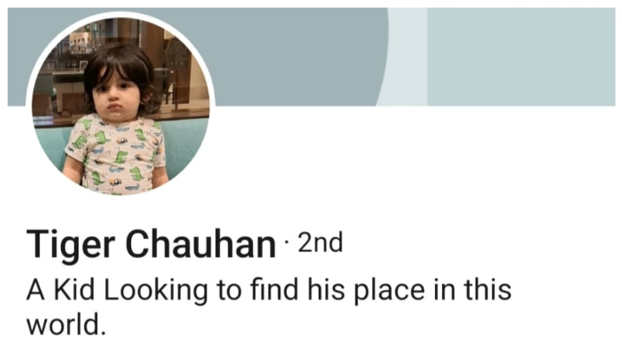 രണ്ട് വയസുകാരിക്ക് ലിങ്ക്ഡ്ഇൻ പേജ്; നമ്മള്‍ ഏങ്ങോട്ടാണ് പോകുന്നതെന്ന് സോഷ്യല്‍ മീഡിയ 