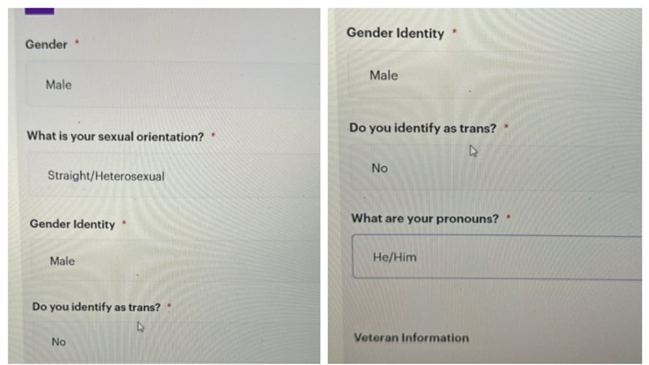 ലൈംഗിക ആഭിമുഖ്യം വെളിപ്പെടുത്തണം; ഇന്‍റേൺഷിപ്പ് അപേക്ഷയിലെ ആവശ്യം കണ്ട് ഞെട്ടി ഉദ്യോഗാർത്ഥികൾ, വിവാദം