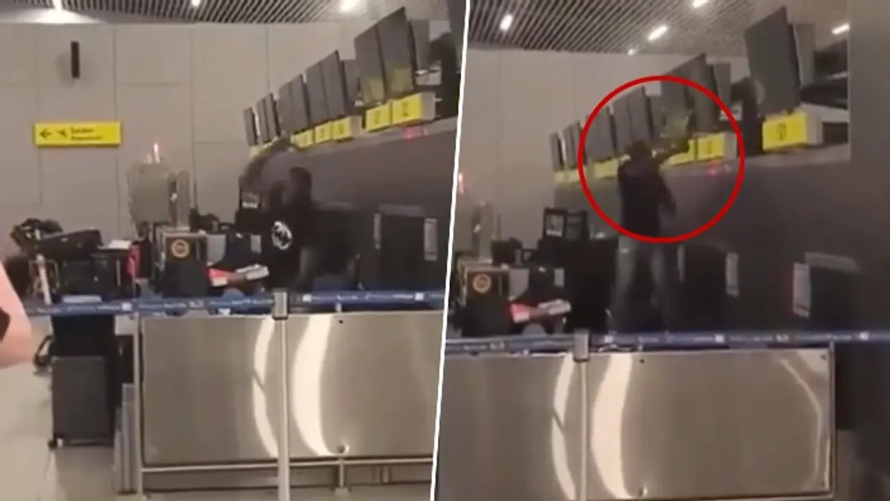 Caught on camera: Haitian man goes on rampage at Chilean airport, smashes counter with hammer over ticket scam