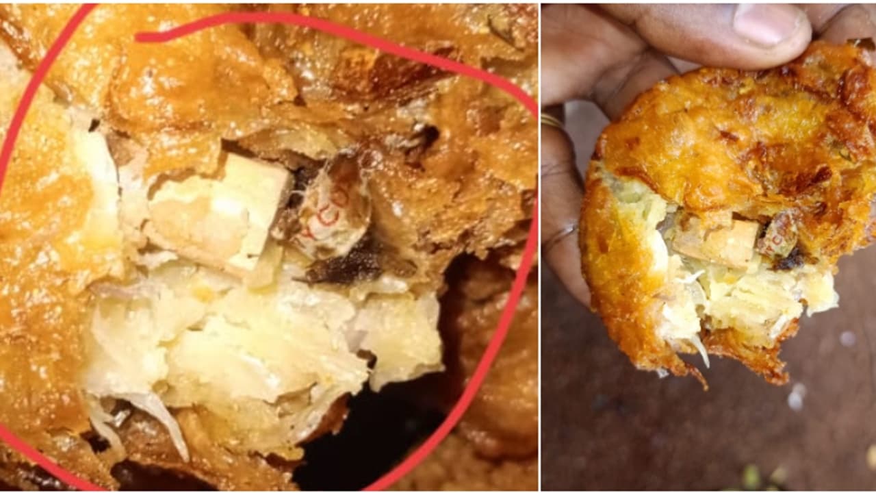 വൈകുന്നേരം നാല് മണിക്ക് തട്ടുകടയിൽ നിന്ന് വാങ്ങിയ ഉള്ളിവടയിൽ നിന്ന് കിട്ടിയത് സി​ഗരറ്റ് കുറ്റി; പരാതി നൽകി