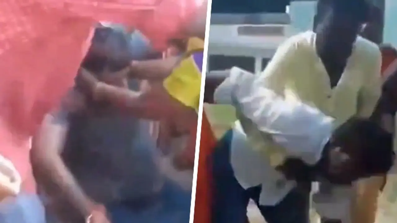 Feast fiasco: Nizamabad wedding turns into battlefield over 'inadequate mutton curry', 10 hurt (Watch) Feast fiasco: Nizamabad wedding turns into battlefield over 'inadequate mutton curry', 10 hurt (Watch)