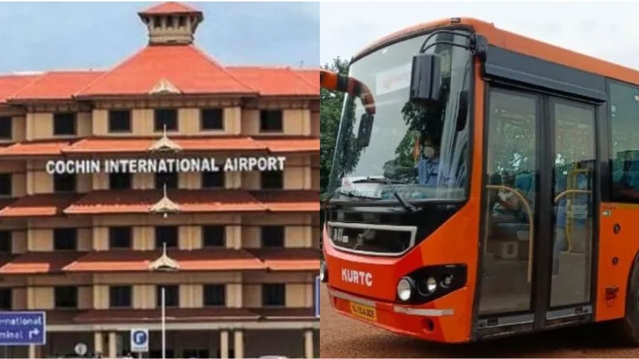 നെടുമ്പാശ്ശേരി വിമാനത്താവളത്തിലേക്ക് കോഴിക്കോടു നിന്നും എറണാകുളത്തു നിന്നും എസി ലോ ഫ്ലോർ ബസ് സർവ്വീസ് തുടങ്ങി നെടുമ്പാശ്ശേരി വിമാനത്താവളത്തിലേക്ക് കോഴിക്കോടു നിന്നും എറണാകുളത്തു നിന്നും എസി ലോ ഫ്ലോർ ബസ് സർവ്വീസ് തുടങ്ങി