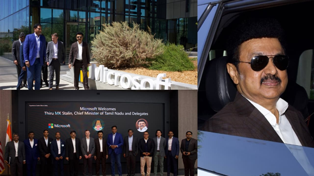 அமெரிக்காவில் கெத்து காட்டும் முதல்வர் ஸ்டாலின்! கூகுள், ஆப்பிள், மைக்ரோசாப்ட் நிறுவனங்களுடன் ஒப்பந்தம்!