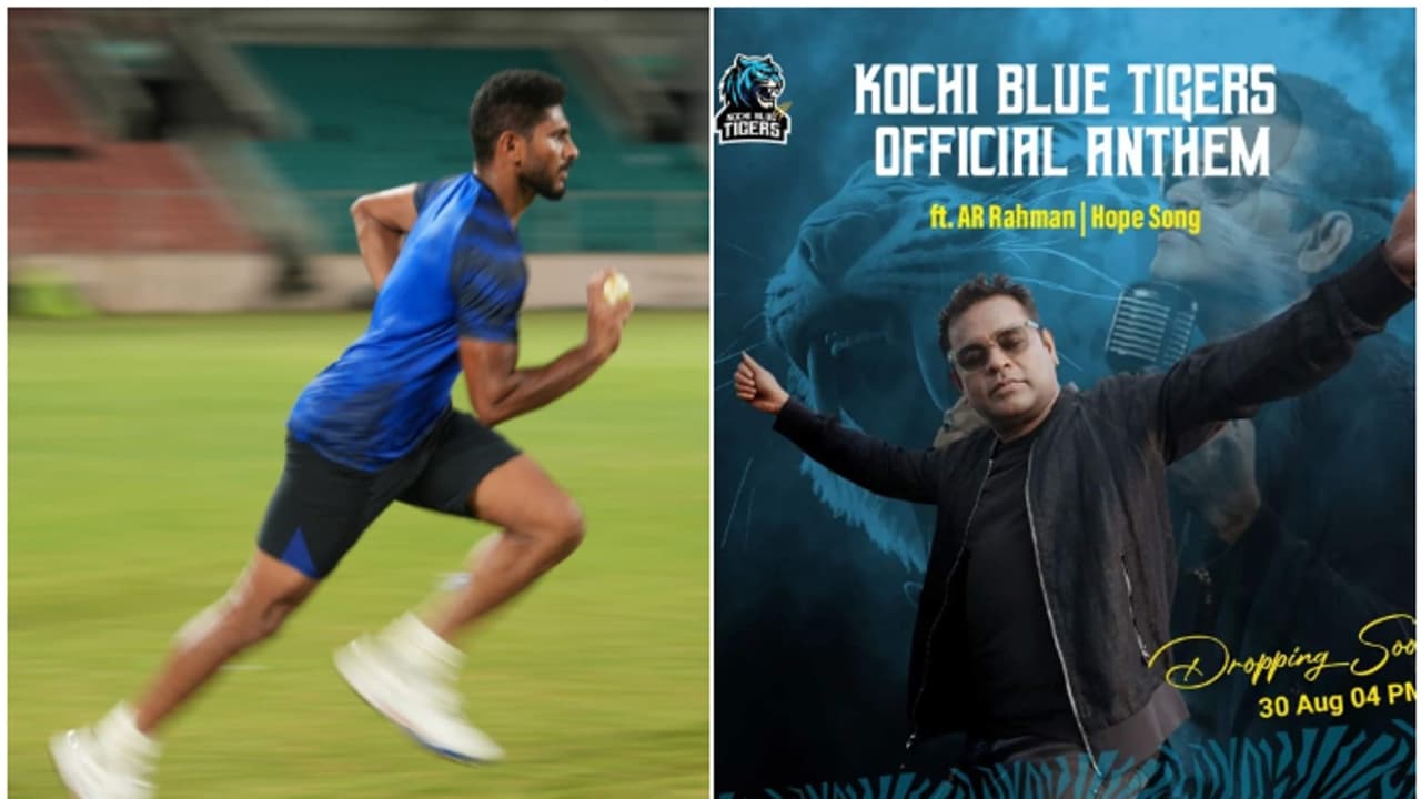എ ആര്‍ റഹ്മാന്റെ സംഗീതത്തില്‍ കൊച്ചി ബ്ലൂ ടൈഗേഴ്സിന്റെ ഔദ്യോഗിക ഗാനം; ആരാധകര്‍ ഏറ്റെടുത്ത വീഡിയോ കാണാം
