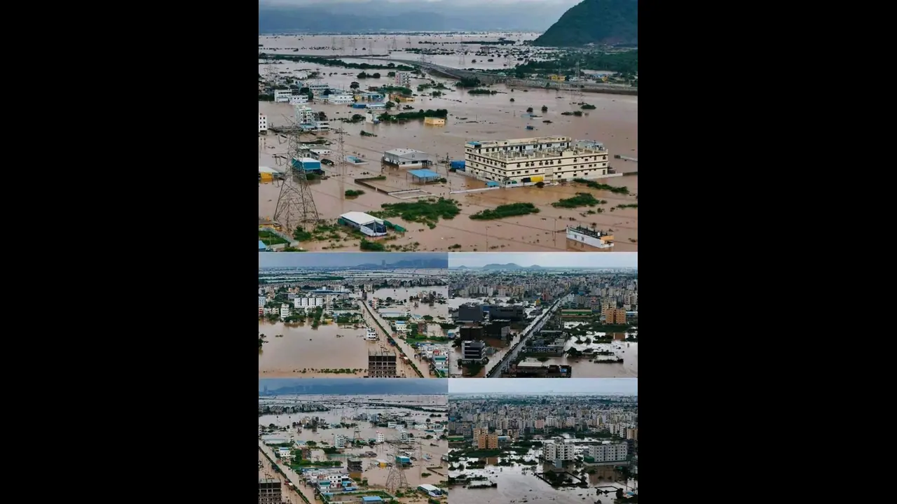 ರಣಭೀಕರ ಮಳೆಗೆ ತೆಲಂಗಾಣ, ಆಂಧ್ರಪ್ರದೇಶ, ಒಡಿಶಾ ತತ್ತರ: 31 ಬಲಿ