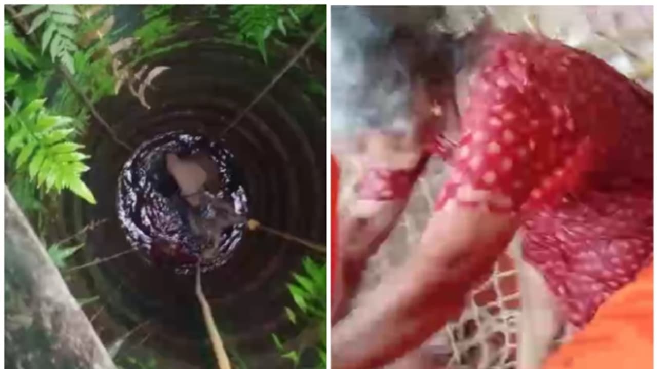 60 വയസുകാരി വെള്ളം കോരുന്നതിനിടെ കാൽ വഴുതി കിണറ്റിൽ വീണു; രക്ഷകരായി അഗ്നിശമന സേന