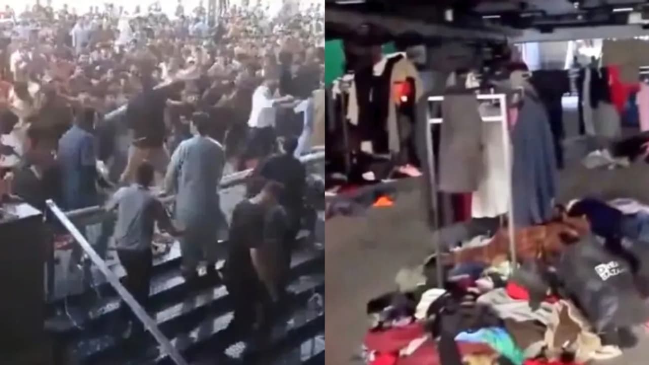 മാളിന്‍റെ ഉദ്ഘാടന ദിവസം, ഇരച്ചെത്തിയ ആൾക്കൂട്ടം കടകൾ കൊള്ളയടിച്ചു, കയ്യിൽ കിട്ടിയതെല്ലാം എടുത്തോടി