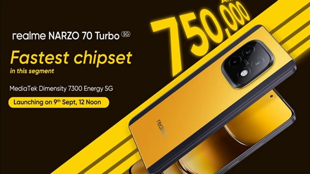 Realme Narzo 70 Turbo 5G to launch on September 9: Key features, specs REVEALED!