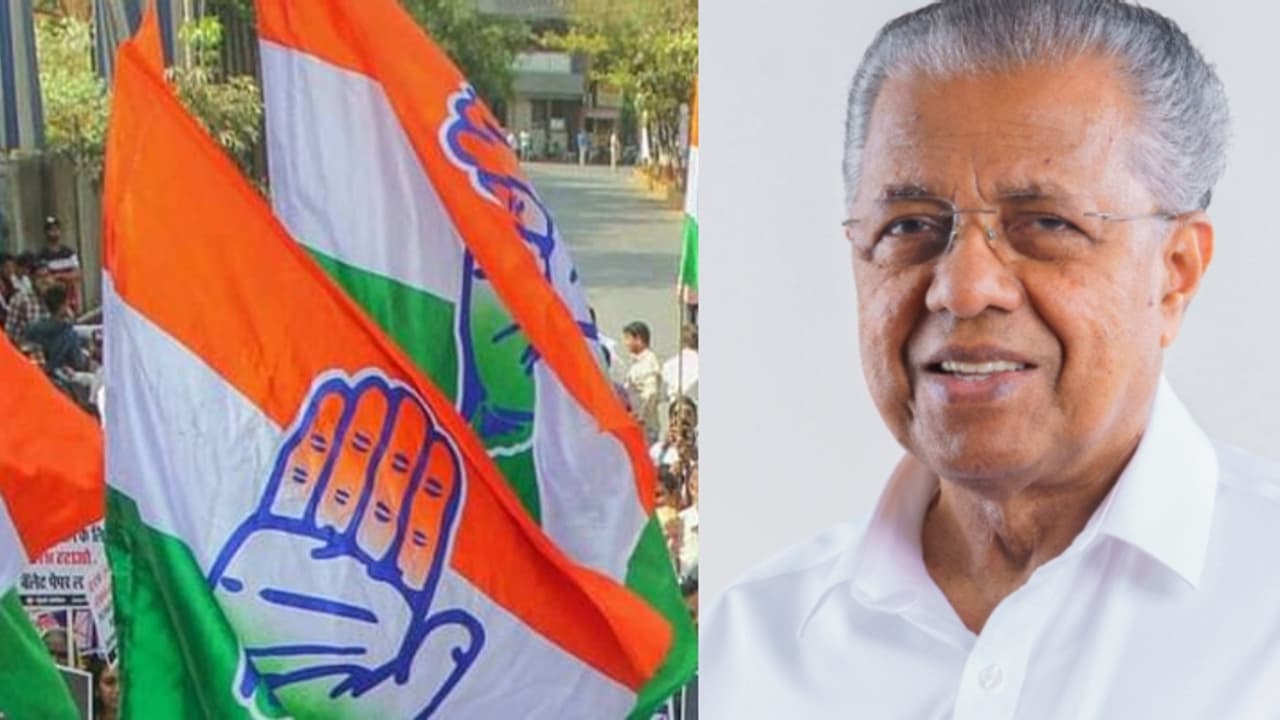 'മുഖ്യമന്ത്രി മാഫിയ സംരക്ഷകൻ' രാജി വയ്ക്കണമെന്ന് ആവശ്യപ്പെട്ട് കോണ്‍ഗ്രസിന്റെ പ്രതിഷേധ തീപന്തം