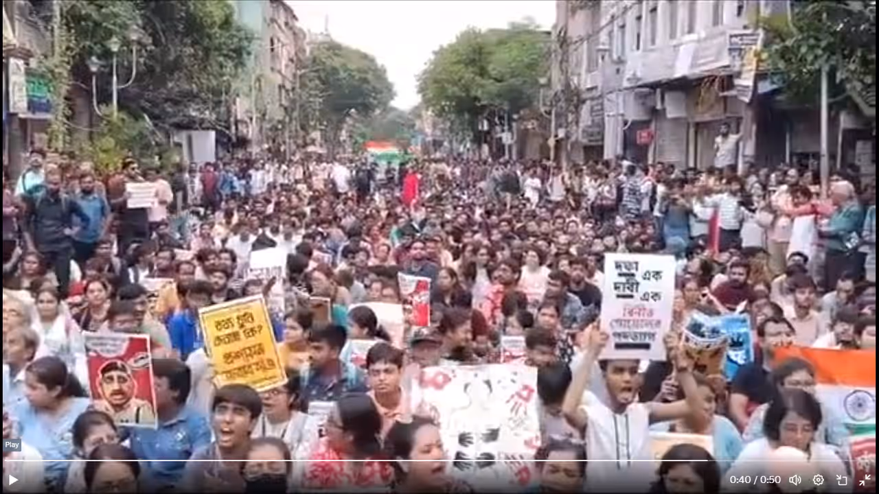 RG kar protest Lalbazar abhijan RG kar protest Lalbazar abhijan