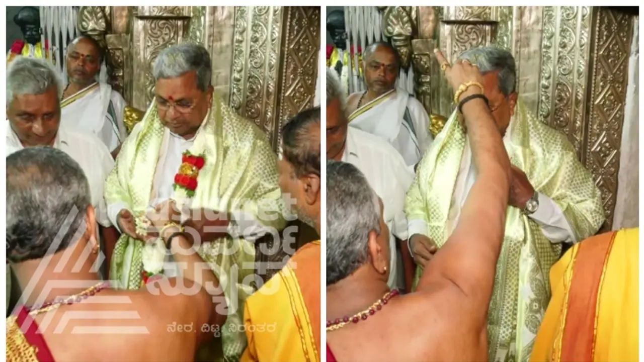 ಮುಡಾ ಸುಳಿಯಲ್ಲಿ ಸಿಲುಕಿ ಚಾಮುಂಡಿ ತಾಯಿಗೆ ಶರಣಾದ ಸಿದ್ದರಾಮಯ್ಯ, ಅರ್ಚಕರಿಂದ ಕುಂಕುಮ ಹಚ್ಚಿಸಿಕೊಂಡ ಸಿಎಂ!