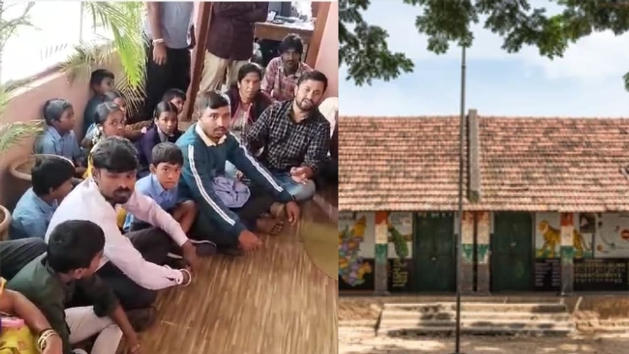 ನಮ್ ಶಾಲೇಲಿ ಟೀಚರ್ ಇಲ್ಲ, ನಿವೇ ಪಾಠ ಮಾಡಿ ಎಂದು ಬಿಇಒ ಕಚೇರಿಗೆ ಬಂದ ಮಕ್ಕಳು! ನಮ್ ಶಾಲೇಲಿ ಟೀಚರ್ ಇಲ್ಲ, ನಿವೇ ಪಾಠ ಮಾಡಿ ಎಂದು ಬಿಇಒ ಕಚೇರಿಗೆ ಬಂದ ಮಕ್ಕಳು!