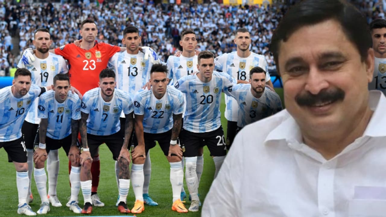 അർജൻ്റീന ഫുട്ബോൾ കേരളത്തിലേക്ക്? ഔദ്യോഗികമായി ക്ഷണിക്കാൻ കായിക മന്ത്രി നാളെ സ്പെയിനിലേക്ക് അർജൻ്റീന ഫുട്ബോൾ കേരളത്തിലേക്ക്? ഔദ്യോഗികമായി ക്ഷണിക്കാൻ കായിക മന്ത്രി നാളെ സ്പെയിനിലേക്ക്