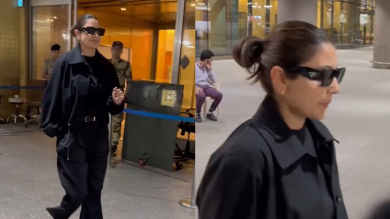 Anushka Sharma gets papped at Mumbai airport FIRST time post rumors of shifting to London floated [WATCH]