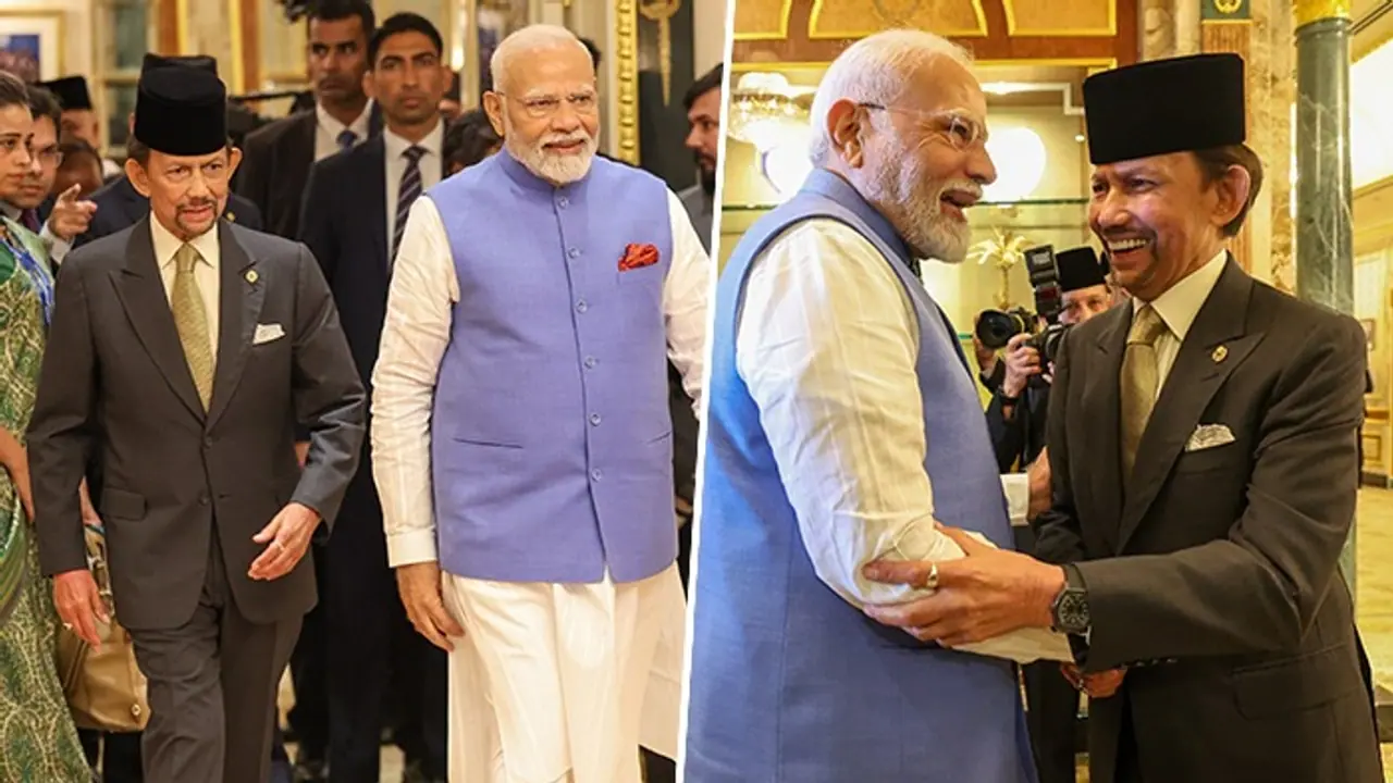 'Talks were wide ranging, expand trade ties...' PM Modi 'delighted' after meeting Sultan of Brunei (PHOTOS)