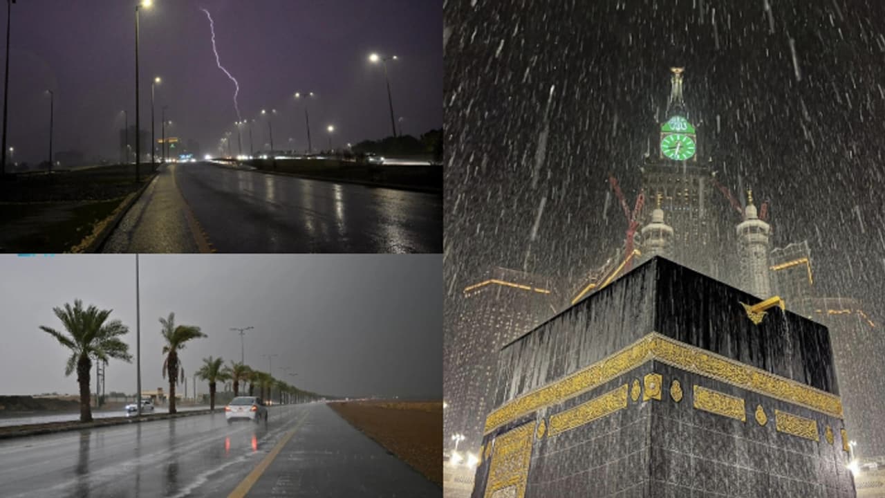 സൗദി അറേബ്യയിൽ വ്യാപക മഴ; പേമാരിയിൽ മുങ്ങി ജിദ്ദ, മക്ക നഗരങ്ങൾ സൗദി അറേബ്യയിൽ വ്യാപക മഴ; പേമാരിയിൽ മുങ്ങി ജിദ്ദ, മക്ക നഗരങ്ങൾ