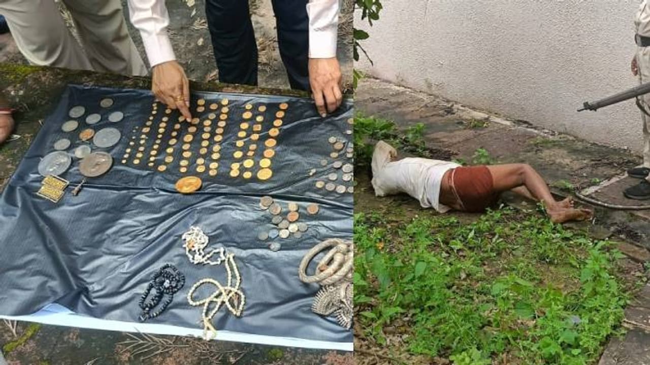 15 കോടിയുടെ പുരാവസ്തുക്കൾ മോഷ്ടിച്ചു, മതിൽ ചാടുന്നതിനിടയിൽ താഴെ വീണ് കാലൊടിഞ്ഞു, യുവാവ് പിടിയിൽ