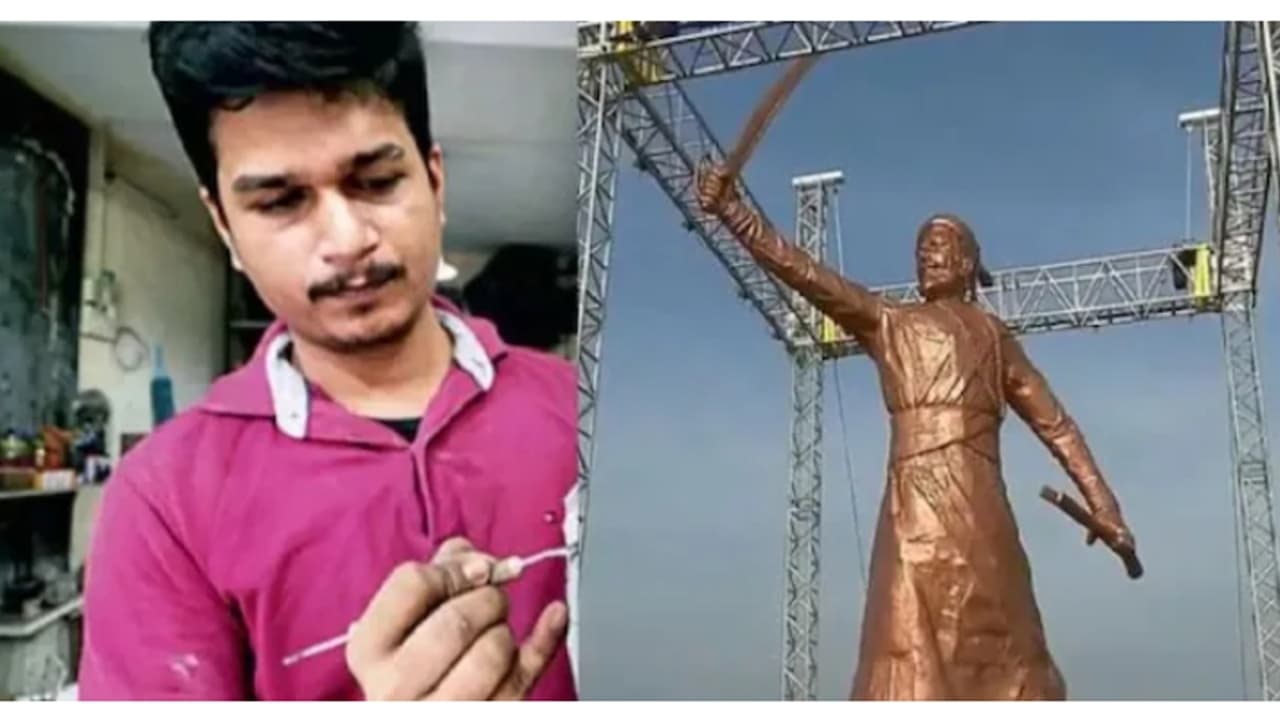 പരിചയസമ്പത്തില്ല, വെറും ആർട്ട് കമ്പനി ഉടമ; മോദി ഉദ്ഘാടനം ചെയ്ത ശിവജി പ്രതിമ തകർന്ന സംഭവത്തിൽ ശിൽപി അറസ്റ്റിൽ