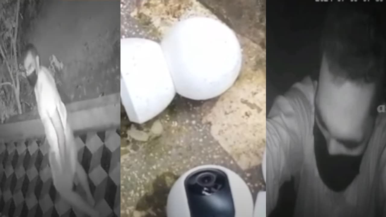 രാത്രി 1.30, മാസ്ക് ധരിച്ചെത്തി അഞ്ച് വീടുകളിലെ സിസിടിവി ക്യാമറകൾ തകർത്തു; അജ്ഞാതനെ തേടി പൊലീസ് രാത്രി 1.30, മാസ്ക് ധരിച്ചെത്തി അഞ്ച് വീടുകളിലെ സിസിടിവി ക്യാമറകൾ തകർത്തു; അജ്ഞാതനെ തേടി പൊലീസ്