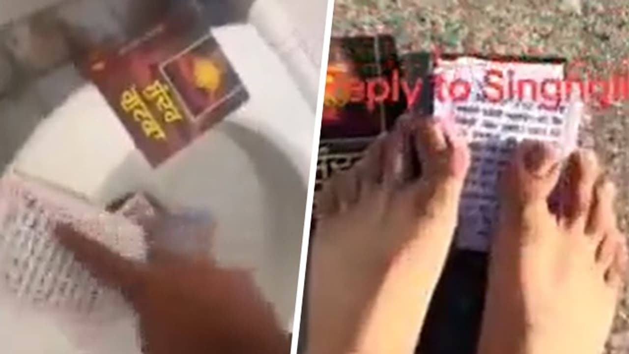 Gutka Sahib desecration in Perth: Video of stomping, burning & dumping pages in commode sparks outrage (WATCH)