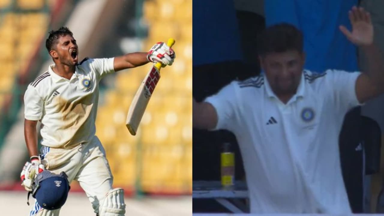 ദുലീപ് ട്രോഫിയില് മുഷീറിന്റെ സെഞ്ചുറി ആഘോഷിച്ച് സഹോദരന് സര്ഫറാസും! സോഷ്യല് മീഡിയ ഏറ്റെടുത്ത വീഡിയോ കാണാം ദുലീപ് ട്രോഫിയില് മുഷീറിന്റെ സെഞ്ചുറി ആഘോഷിച്ച് സഹോദരന് സര്ഫറാസും! സോഷ്യല് മീഡിയ ഏറ്റെടുത്ത വീഡിയോ കാണാം