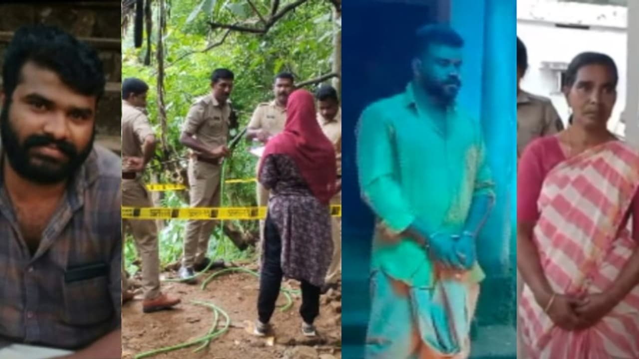 പീരുമേട്ടിൽ കവുങ്ങിൽ പ്ലാസ്റ്റിക് ഹോസുകൊണ്ട് കെട്ടിയിട്ട അഖിലിന്റെ ജഡം; കൊന്നത് സഹോദരൻ, അമ്മയും പിടിയിൽ പീരുമേട്ടിൽ കവുങ്ങിൽ പ്ലാസ്റ്റിക് ഹോസുകൊണ്ട് കെട്ടിയിട്ട അഖിലിന്റെ ജഡം; കൊന്നത് സഹോദരൻ, അമ്മയും പിടിയിൽ