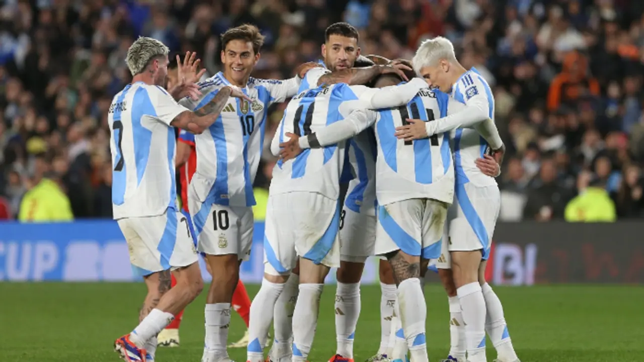 Messi less Argentina thrash Chile 3 0 in World Cup qualifier Messi less Argentina thrash Chile 3 0 in World Cup qualifier