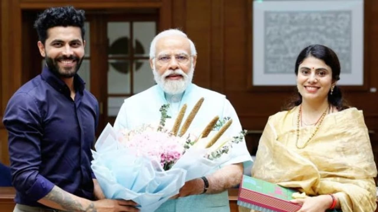 India cricketer Ravindra Jadeja joins BJP India cricketer Ravindra Jadeja joins BJP
