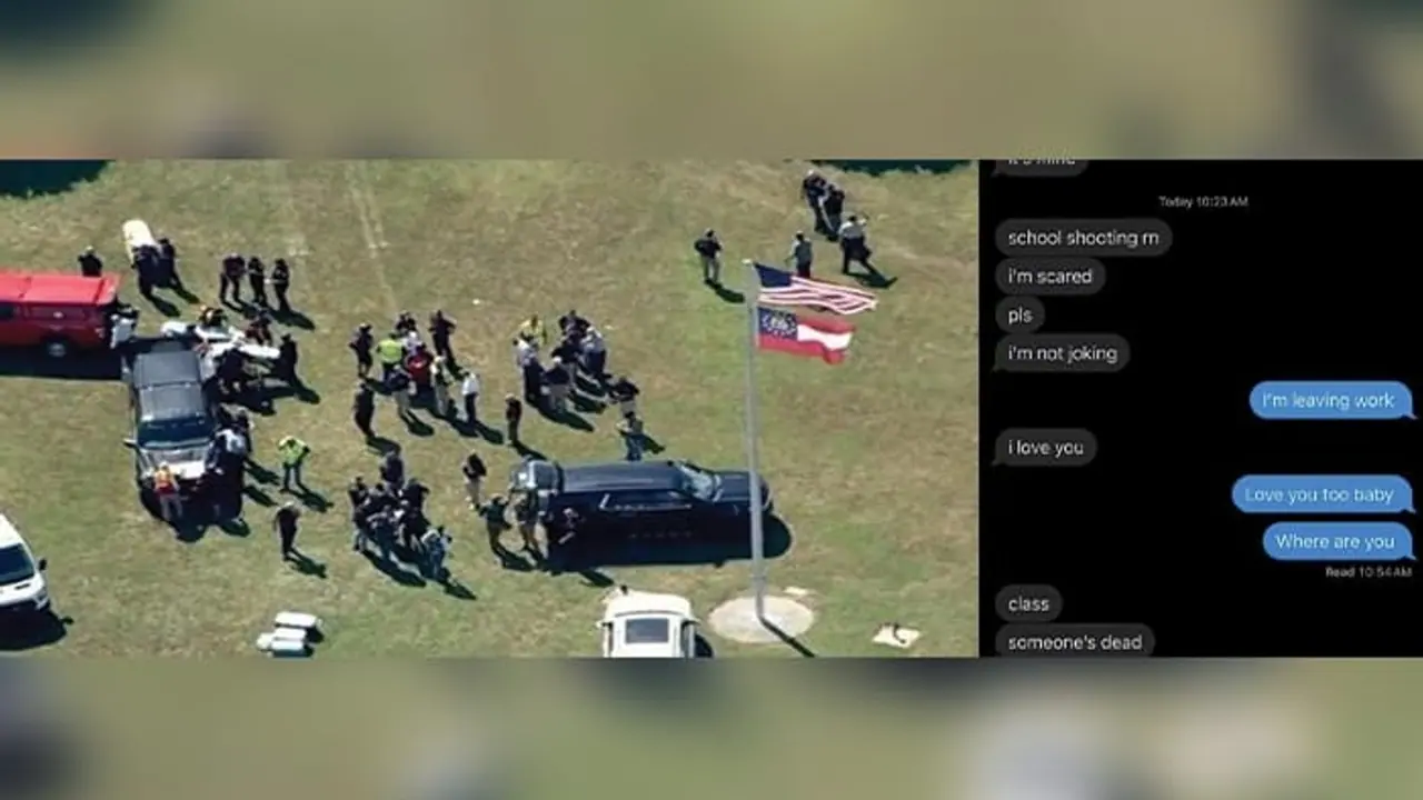 'I'm scared..someone's dead': Student's desperate texts to parents during Georgia school shooting goes viral 'I'm scared..someone's dead': Student's desperate texts to parents during Georgia school shooting goes viral