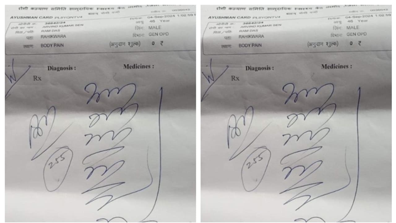 'വാവ്, എന്ത് 'മനോഹരമായ' മരുന്ന് കുറിപ്പടി'; ഫാർമസിസ്റ്റിനുള്ള ഡോക്ടറുടെ കുറിപ്പടി സമൂഹ മാധ്യമങ്ങളിൽ വൈറൽ