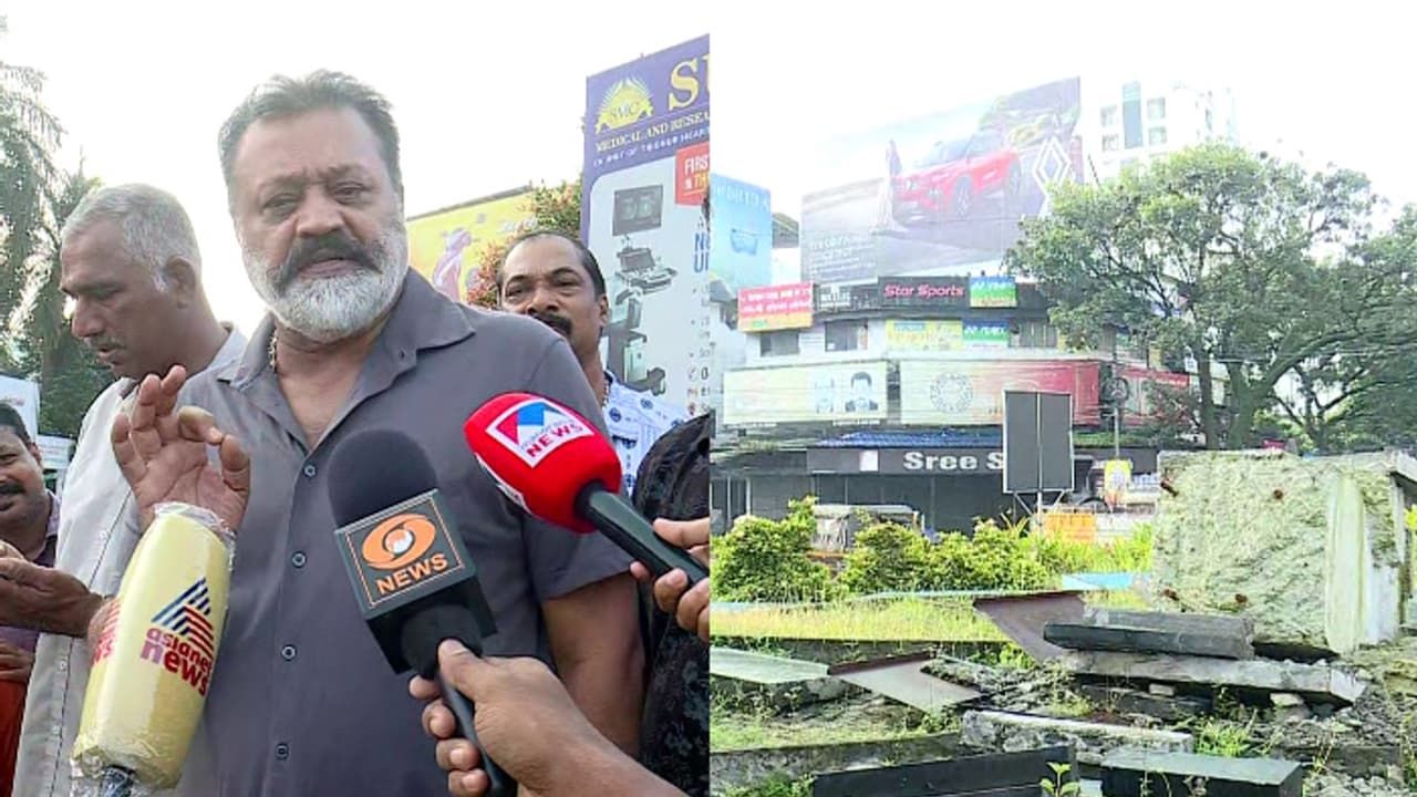 ശക്തന്‍പ്രതിമ പുനർനിർമ്മിക്കാന്‍14 ദിവസം തരാം,പറ്റില്ലെങ്കില്‍ വെങ്കലപ്രതിമ താന്‍ പണിതുനൽകുമെന്ന് സുരേഷ്ഗോപി