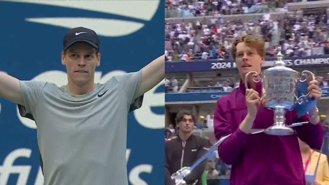 ലോക ഒന്നാം നമ്പർ താരത്തിന്റെ രണ്ടാം ഗ്രാന്ഡ് സ്ലാം കിരീടം; യുഎസ് ഓപ്പണ് കിരീടം ചൂടി യാനിക് സിന്നർ ലോക ഒന്നാം നമ്പർ താരത്തിന്റെ രണ്ടാം ഗ്രാന്ഡ് സ്ലാം കിരീടം; യുഎസ് ഓപ്പണ് കിരീടം ചൂടി യാനിക് സിന്നർ