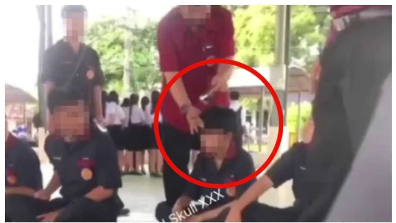 മുടിയുടെ നീളം കൂടി, സ്കൂൾ ചട്ടം ലംഘിച്ച വിദ്യാർത്ഥികളുടെ തല വടിച്ച് അധ്യാപകൻ; തായ്ലഡിൽ വ്യാപക പ്രതിശേഷം മുടിയുടെ നീളം കൂടി, സ്കൂൾ ചട്ടം ലംഘിച്ച വിദ്യാർത്ഥികളുടെ തല വടിച്ച് അധ്യാപകൻ; തായ്ലഡിൽ വ്യാപക പ്രതിശേഷം