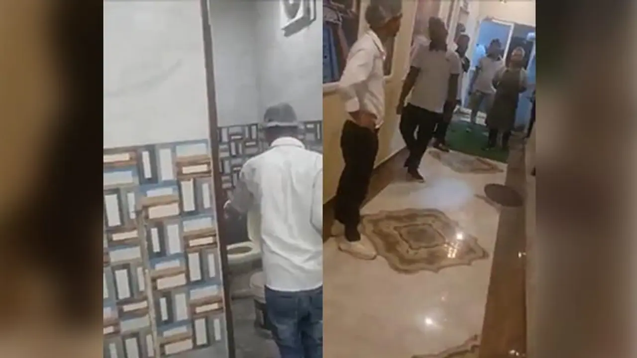 Hygiene horror! Viral video of chef marinating food in restaurant's toilets sparks outrage (WATCH) 