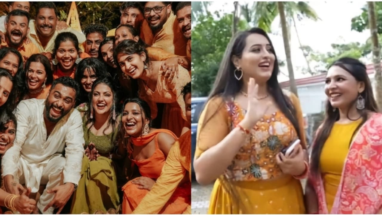 ശ്രീവിദ്യയുടെ ഹൽദി ചടങ്ങിൽ സർപ്രൈസായി എത്തിയ അതിഥി