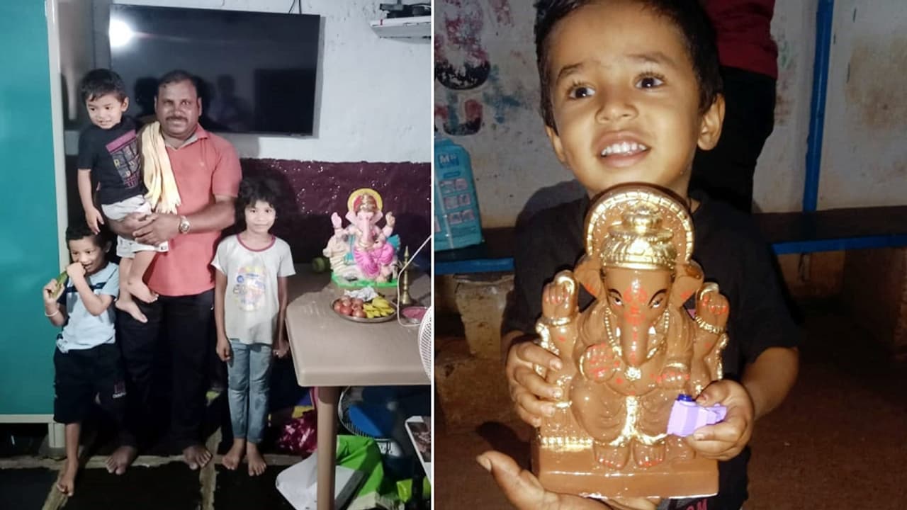 ಮುದ್ದು ಮಗನ ಆಸೆಯಂತೆ ಗಣೇಶ ಪ್ರತಿಷ್ಠಾಪಿಸಿದ ಮುಸ್ಲಿಂ ಕುಟುಂಬ: 5 ದಿನ ಮಾಂಸ ತಿನ್ನದೆ ಆರಾಧನೆ! ಮುದ್ದು ಮಗನ ಆಸೆಯಂತೆ ಗಣೇಶ ಪ್ರತಿಷ್ಠಾಪಿಸಿದ ಮುಸ್ಲಿಂ ಕುಟುಂಬ: 5 ದಿನ ಮಾಂಸ ತಿನ್ನದೆ ಆರಾಧನೆ!