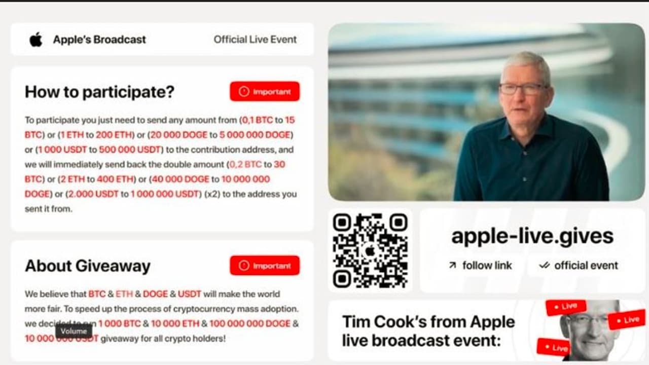 ಡಾಟಾ ಸುರಕ್ಷತೆಯ ಭರವಸೆ ನೀಡುವ ಆಪಲ್ ಫೋನ್ನ ಯೂಟ್ಯೂಬ್ ಚಾನಲ್ಲೇ ಹ್ಯಾಕ್ ಆಯ್ತಾ? ಡಾಟಾ ಸುರಕ್ಷತೆಯ ಭರವಸೆ ನೀಡುವ ಆಪಲ್ ಫೋನ್ನ ಯೂಟ್ಯೂಬ್ ಚಾನಲ್ಲೇ ಹ್ಯಾಕ್ ಆಯ್ತಾ?