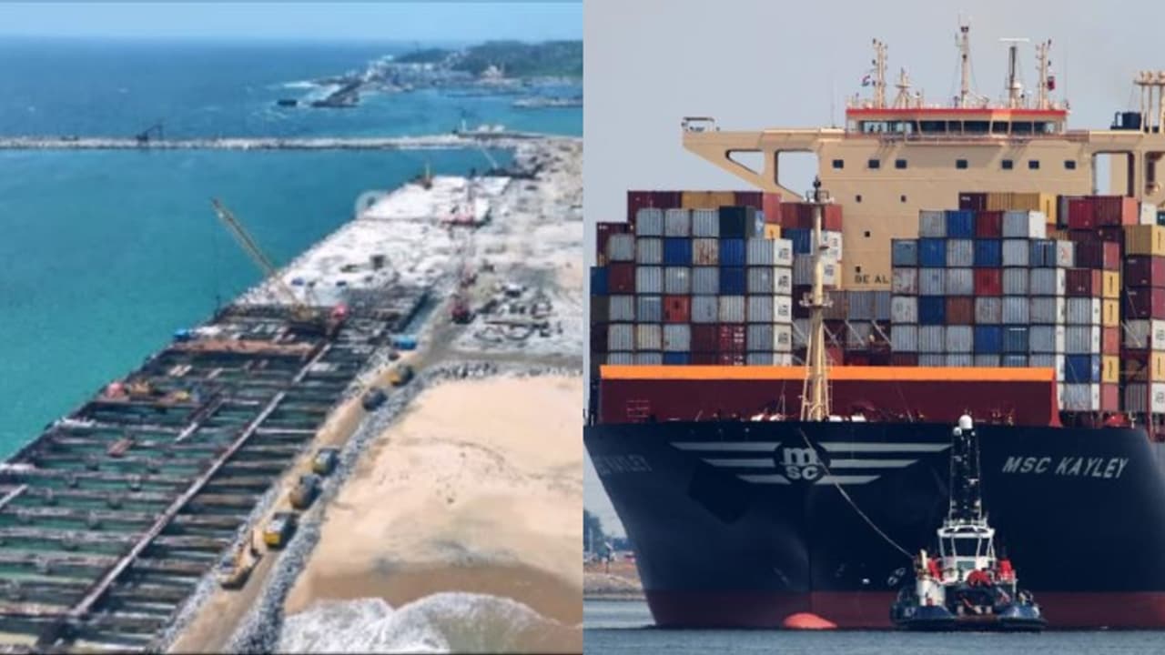 കമ്മീഷനിംഗിന് മുൻപേ ചരിത്രമെഴുതി വിഴിഞ്ഞം; കെയ്‍ലി വന്നു, രാജ്യത്ത് നങ്കൂരമിട്ട ഏറ്റവും വലിയ കപ്പലുകളിലൊന്ന് 