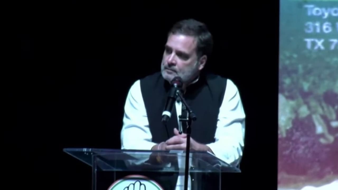 Rahul Gandhi slams PM Modi at US event, says '56 inch chest', direct connection with god is now history